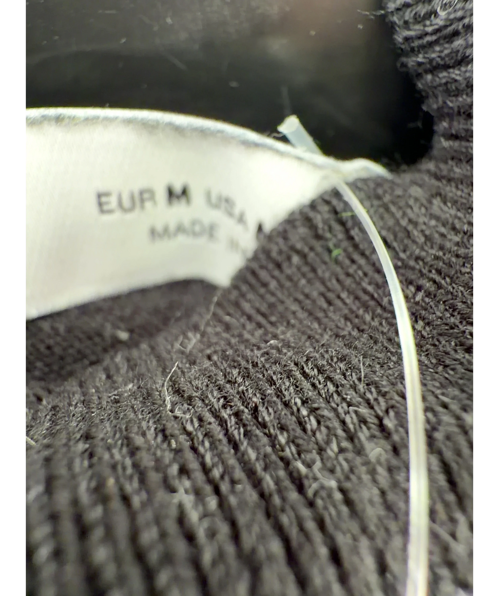 ZARA Black Black Turtleneck Sweater, size UK M — care label