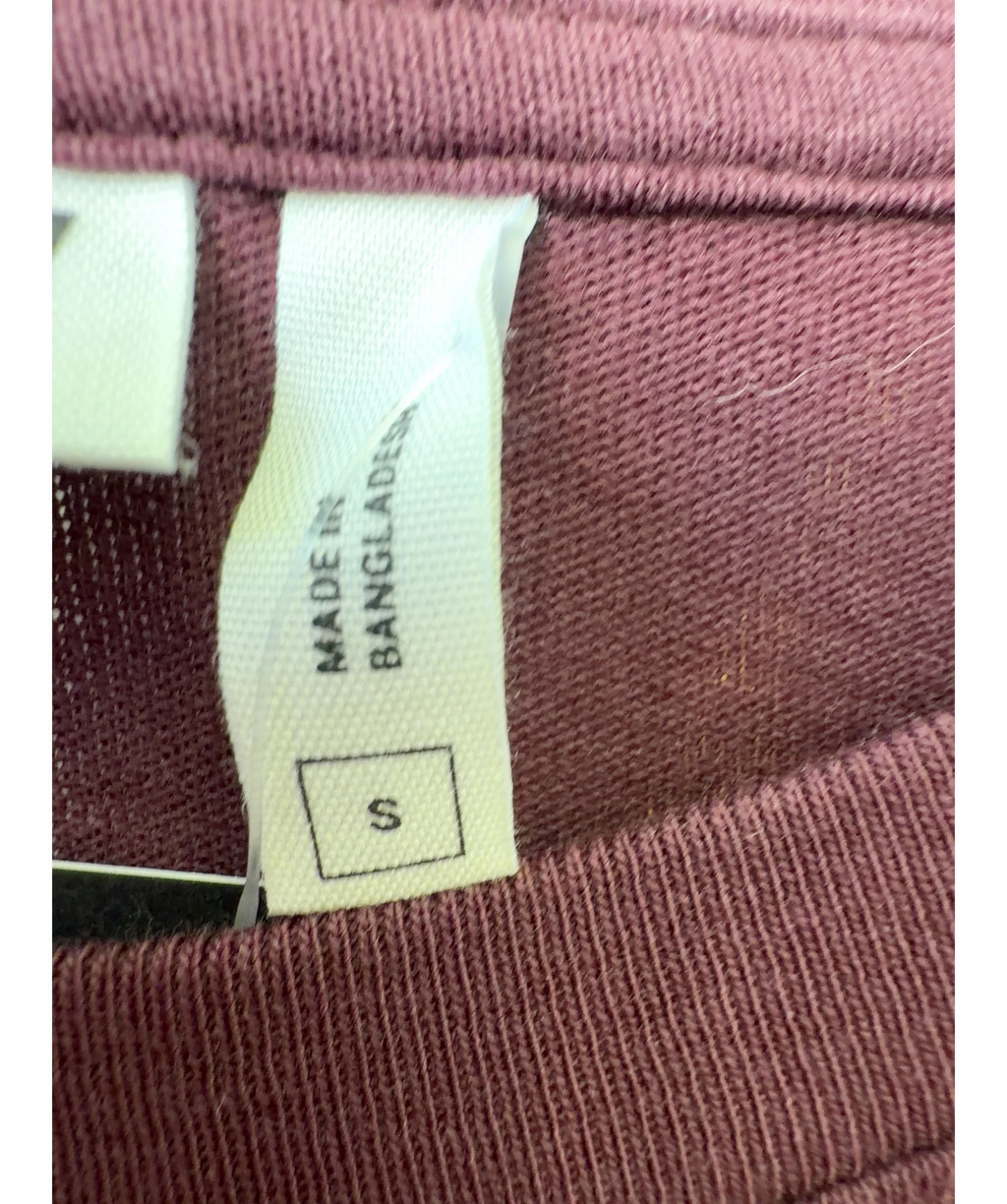 Weekday maroon Colour, size UK S — care label