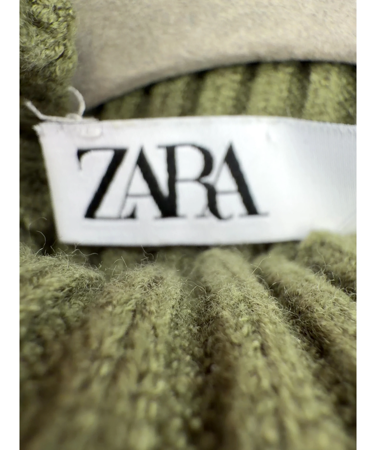 ZARA Green Colour, size UK M — detail