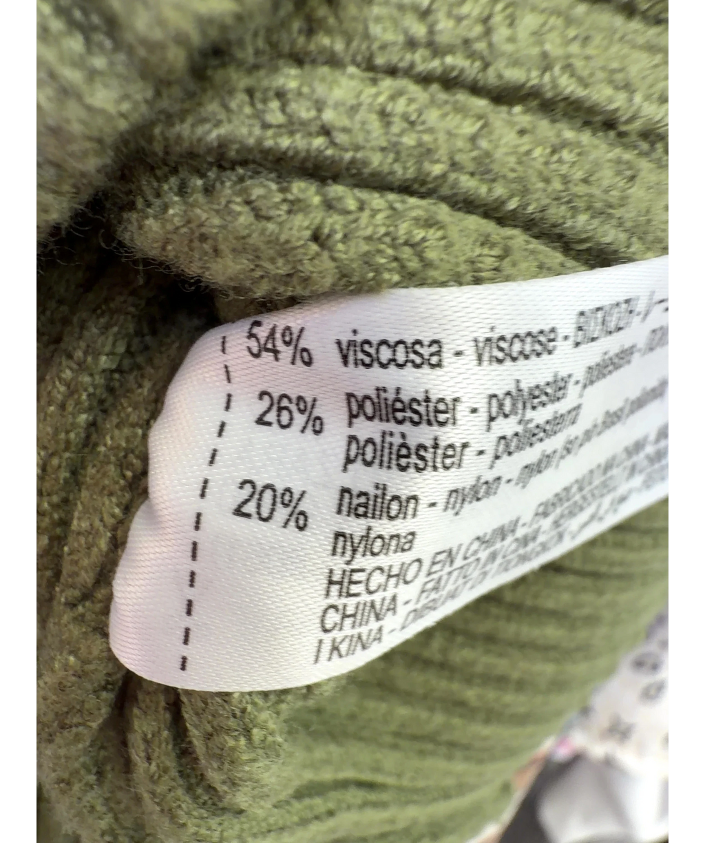 ZARA Green Colour, size UK M — label