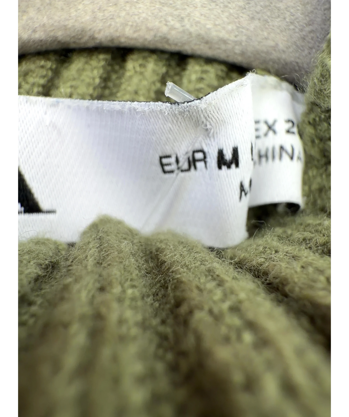 ZARA Green Colour, size UK M — care label