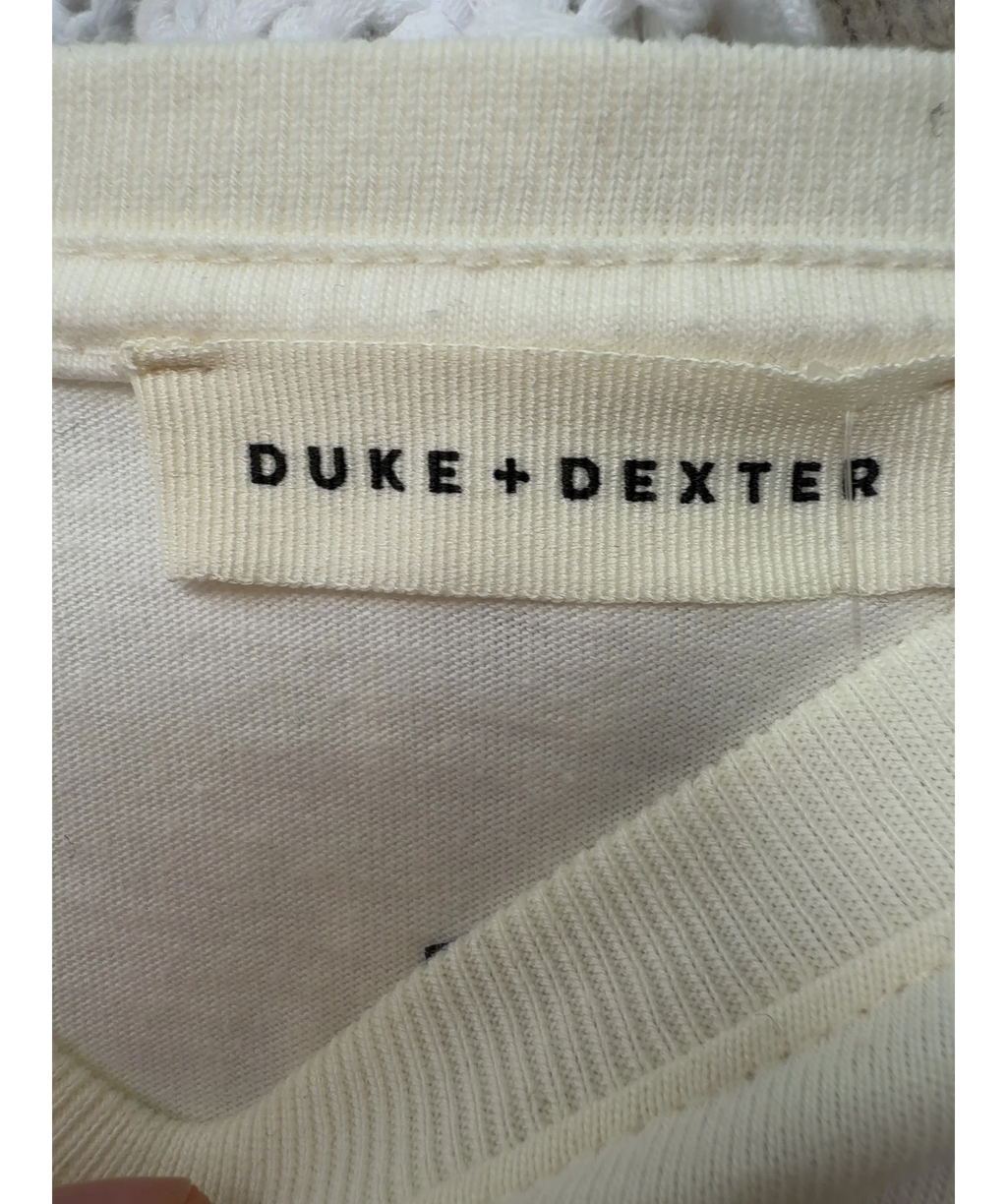 Duke + Dexter Cream Colour, size UK S — detail