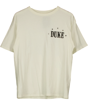 Duke + Dexter Cream Graphic T-Shirt UK S