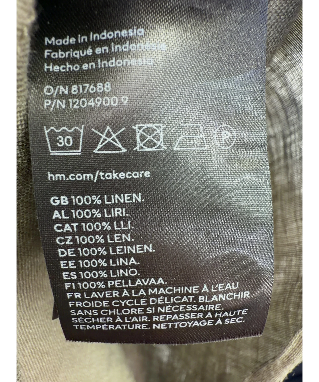 H&M khaki Colour, size UK M — label