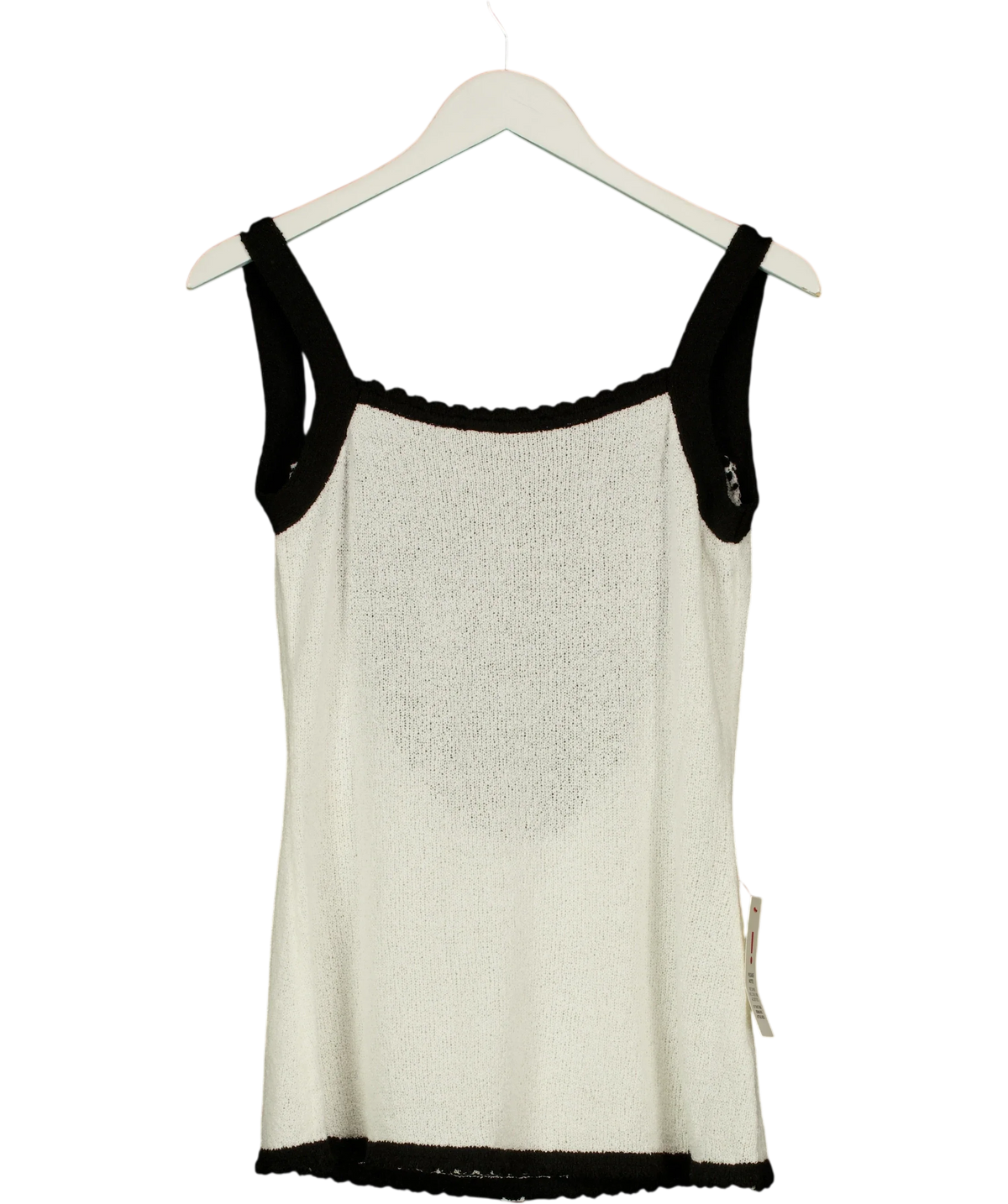 Bardot Cream Beatriz Relaxed Knit Top, size UK 8 — front