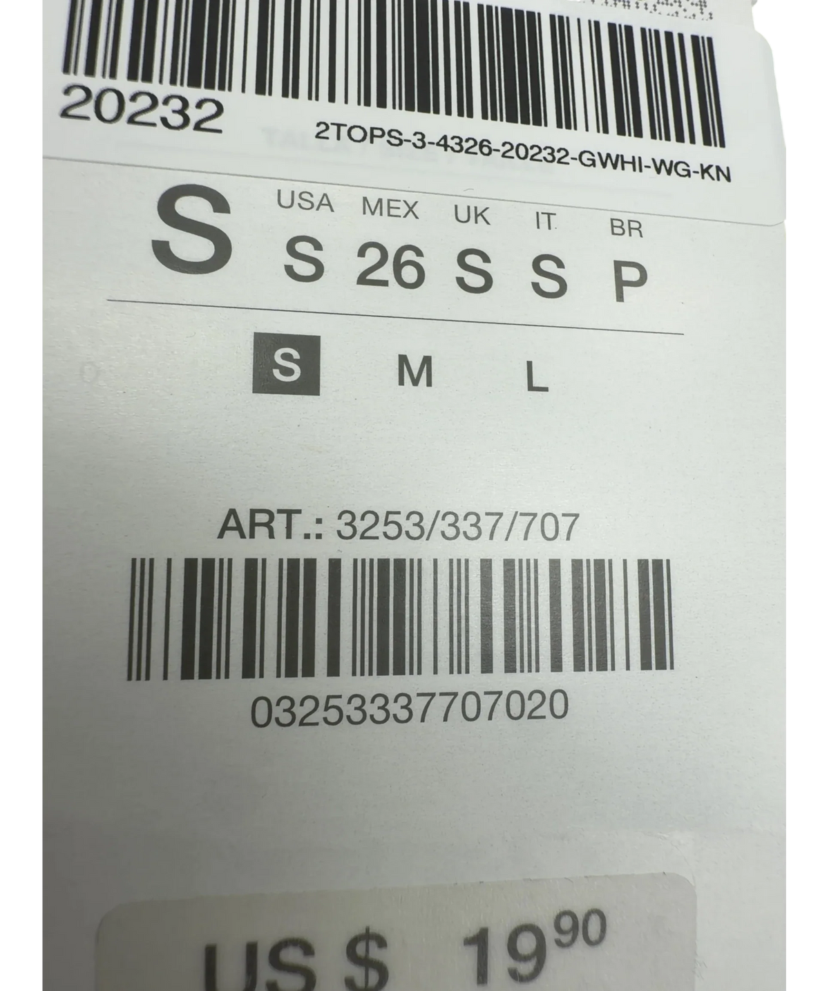 ZARA brown Colour, size UK S — fabric detail