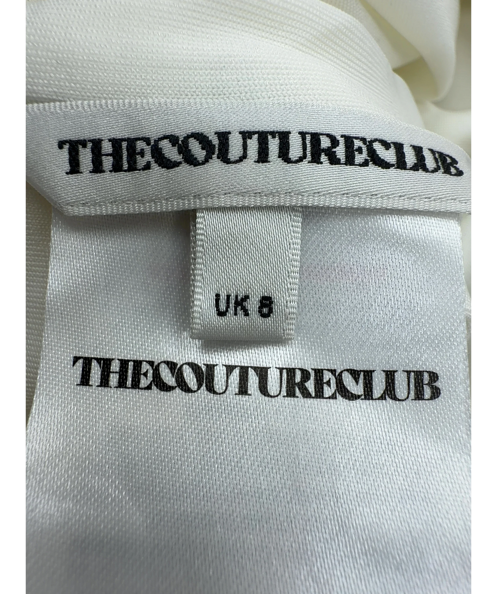 The Couture Club White Scoop Neck Bodysuit, size UK 8 — care label