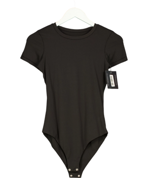 The NAP Co. Slim-Fit Round-Neck Stretch-Woven Bodysuit UK S
