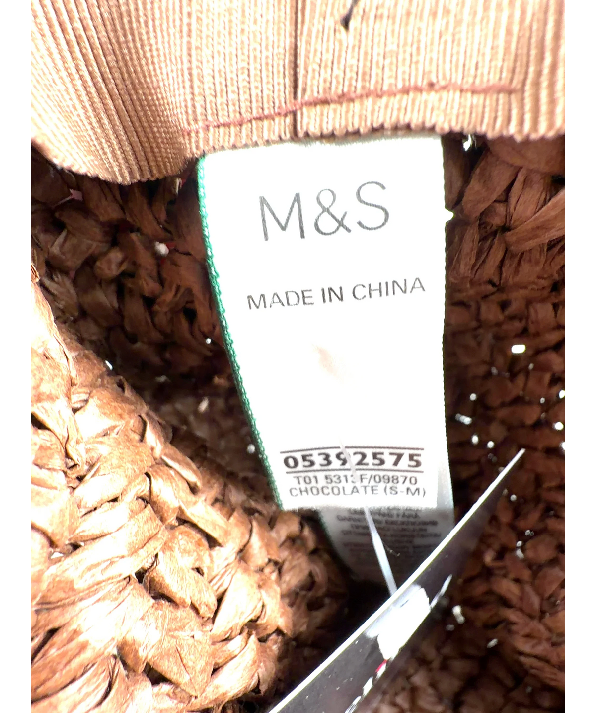 M&S Brown Colour, size UK S/M — detail