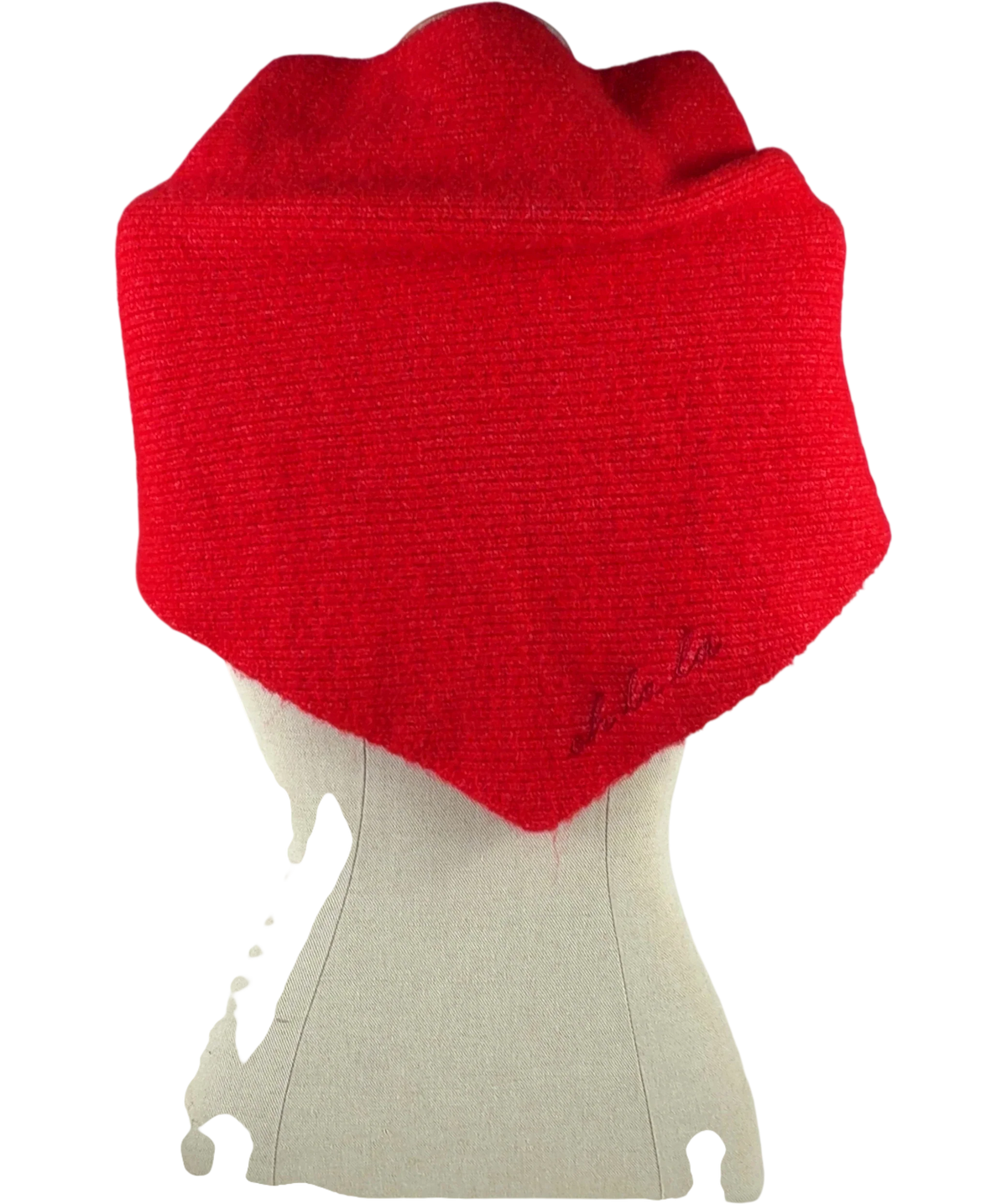 River Island Red Scarf — back
