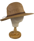 Melissa Odabash Beige Kate Fedora — front