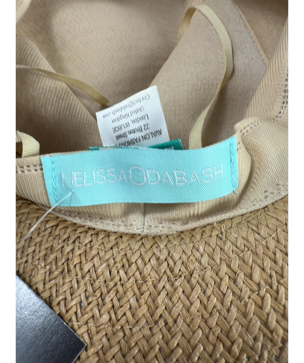 Melissa Odabash Beige Kate Fedora — detail