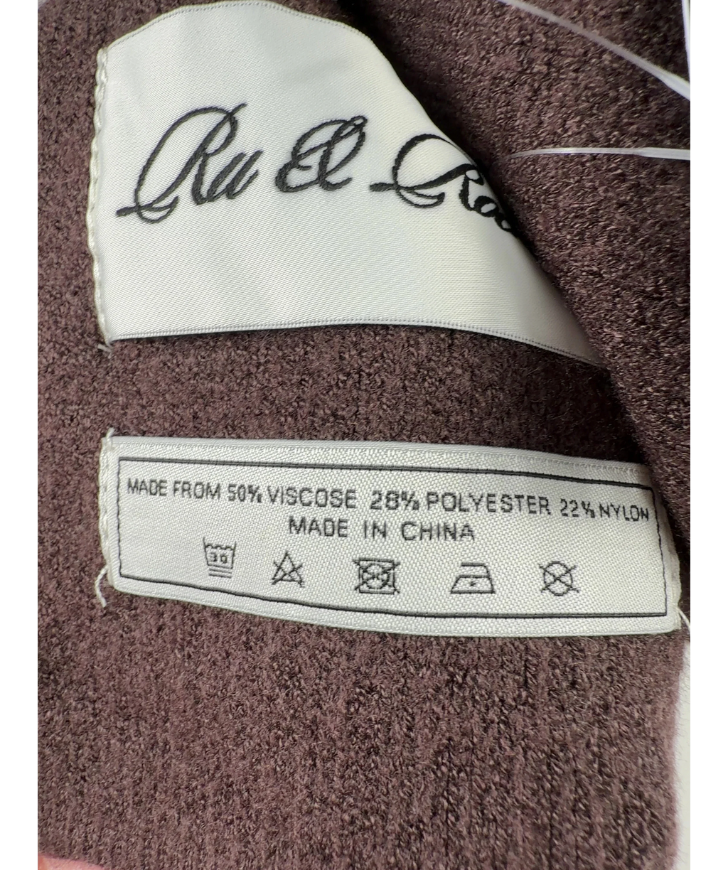 Ru & Rocka Brown Colour — label
