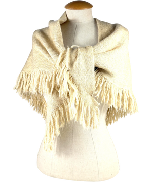 ASOS Beige And Cream Fringed Scarf