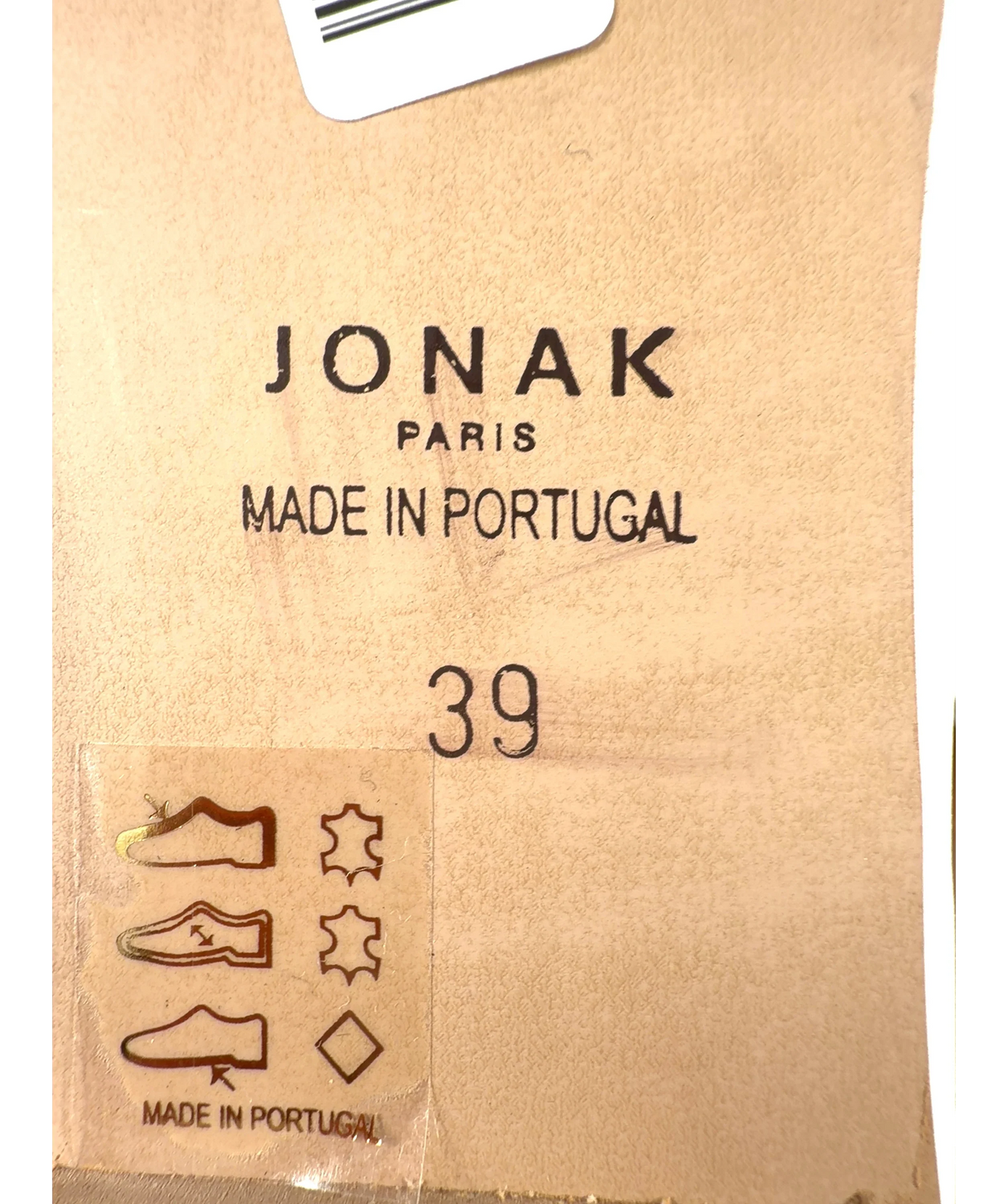 Jonak White Colour, size UK 6 EU 39 👠 — care label