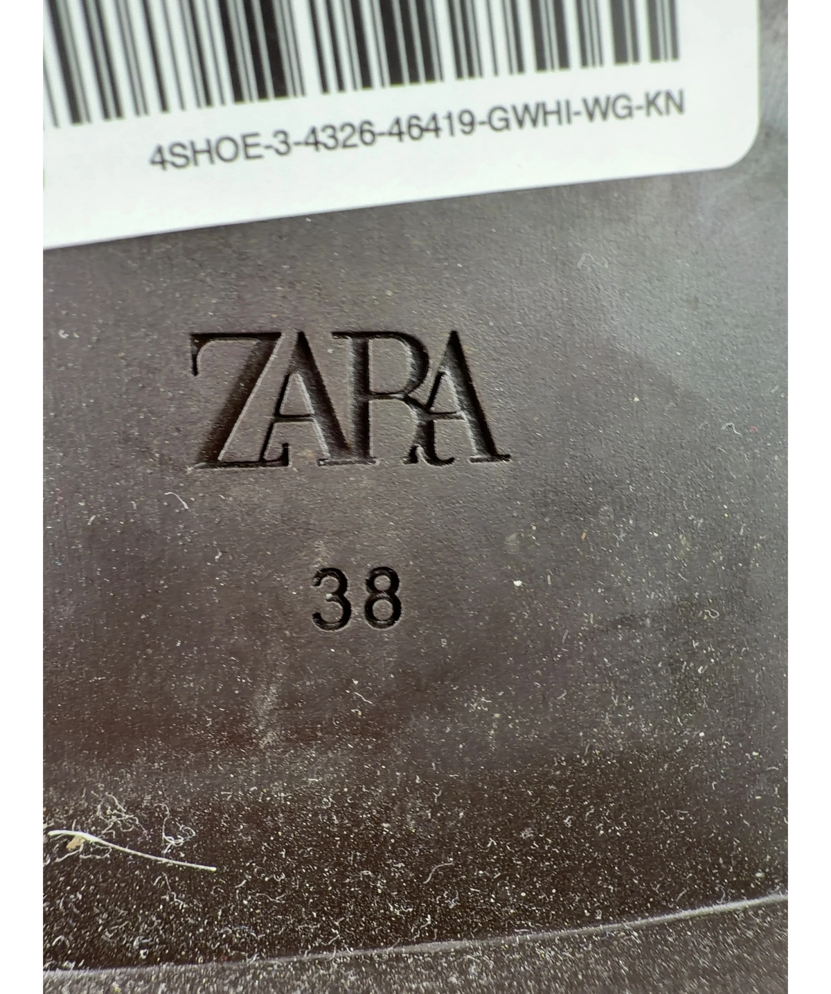 ZARA burgundy Colour, size UK 5 EU 38 👠 — care label