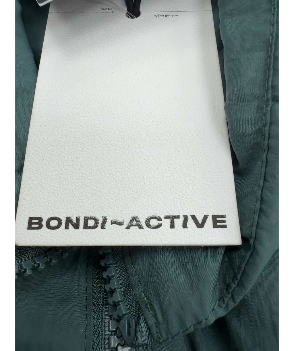 Bondi Born Green FM UNISEX WINDBREAKER W HOOD, size UK S — detail