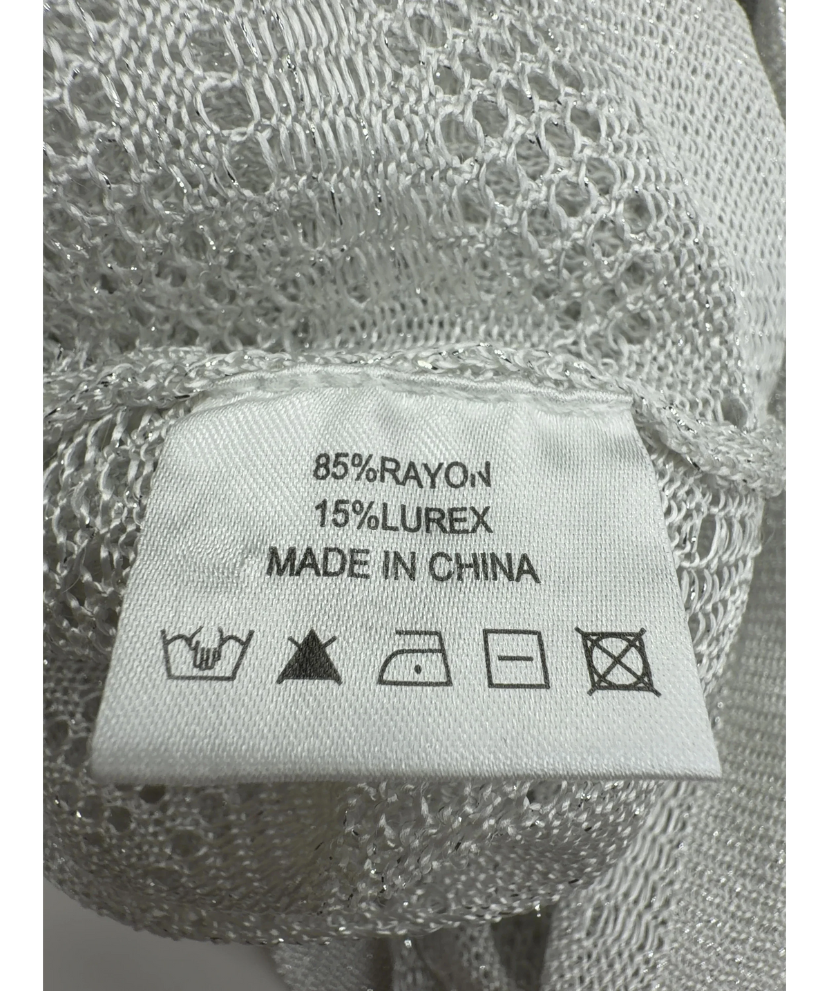 Melissa Odabash silver Lene Long Kaftan, size UK S — label