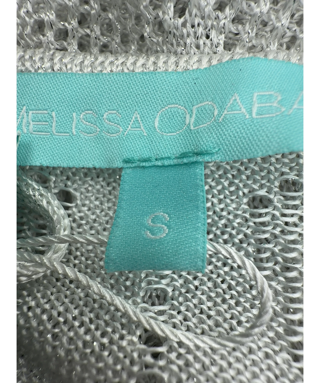 Melissa Odabash silver Lene Long Kaftan, size UK S — care label