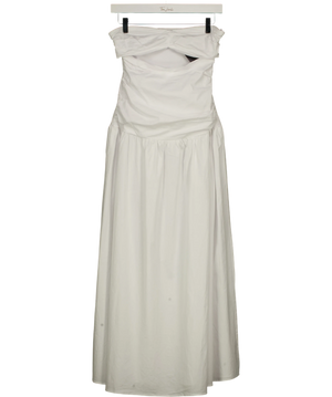 4th & Reckless Cotton Poplin Drop Waist Maxi Dress UK 6
