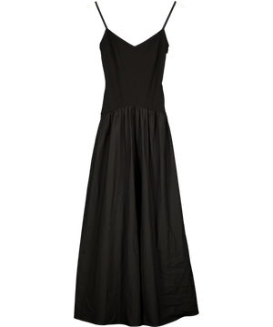 NA-KD Shaped Waist Maxi Dress Black UK XXS