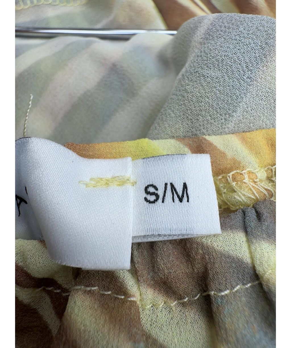 Lola Rae Yellow Colour, size UK S/M — fabric detail