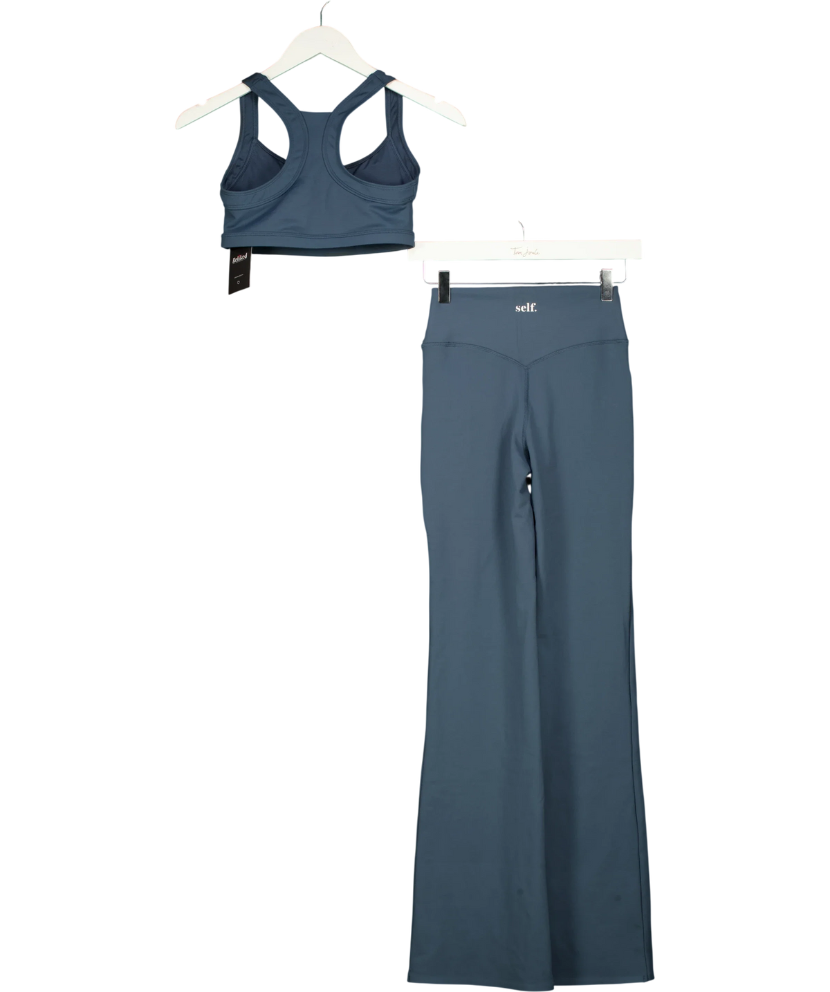 self Blue blue co-ord set, size UK 8 — back