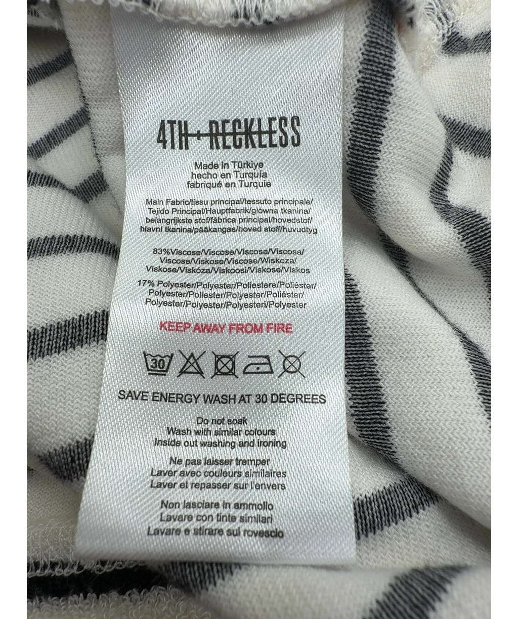 4th & Reckless Cream Colour, size UK S — label