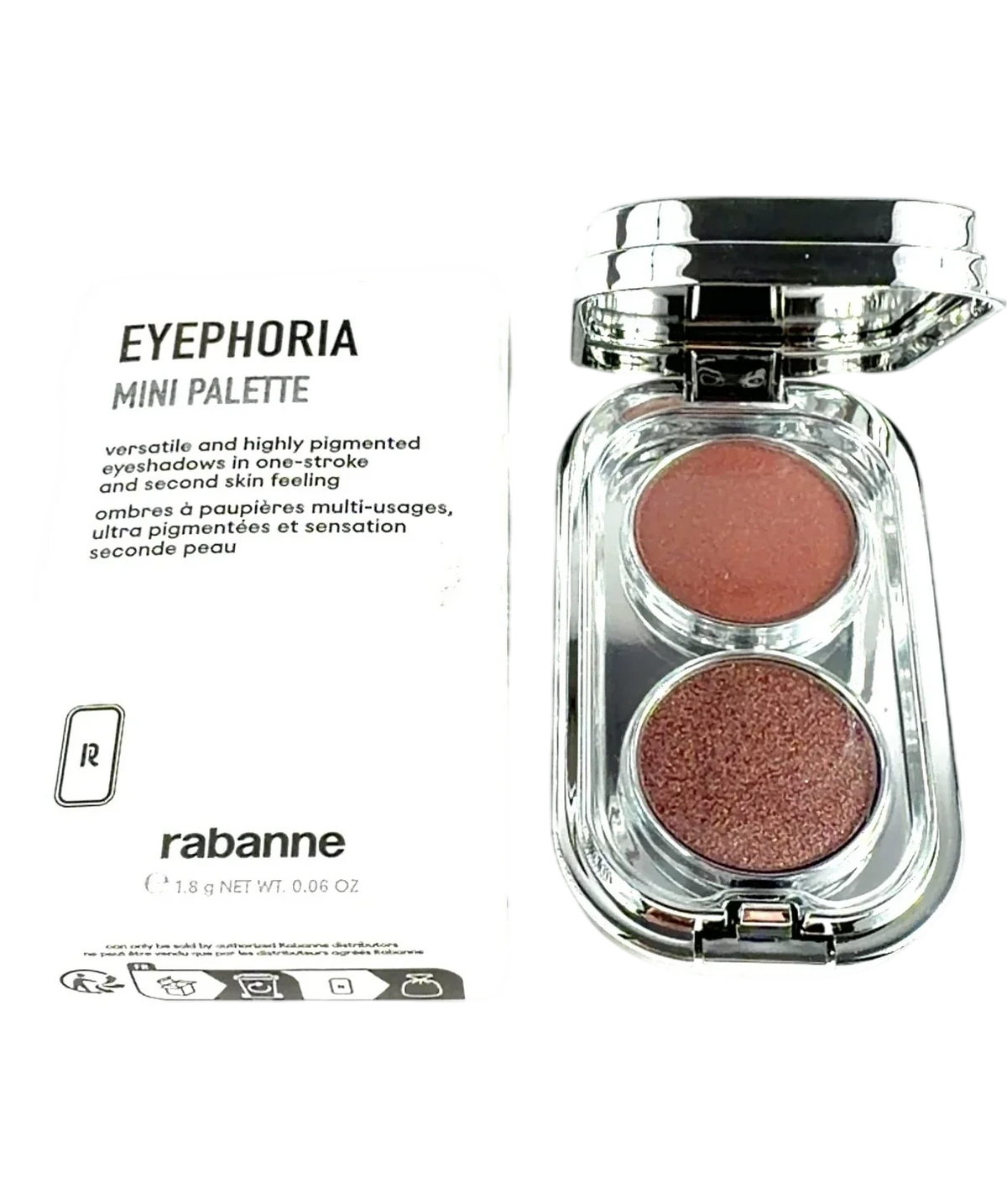 rabanne HOT TOPICS Eyephoria Mini Palette, size 1.8g — front