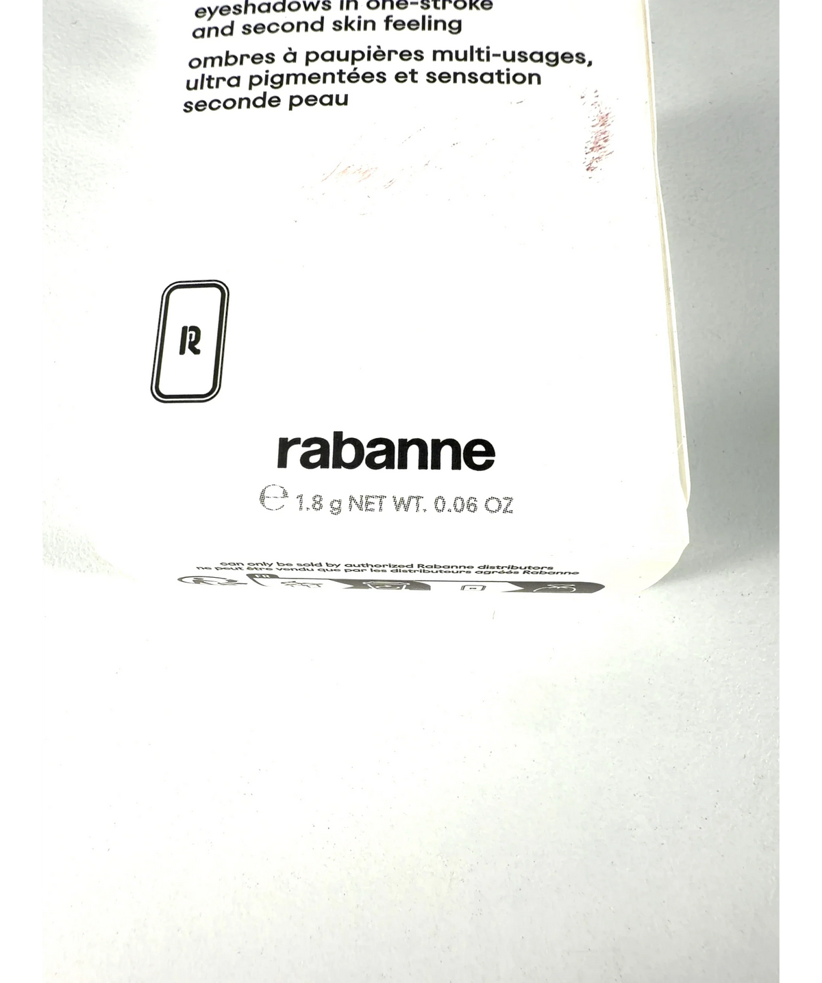 rabanne HOT TOPICS Eyephoria Mini Palette, size 1.8g — label