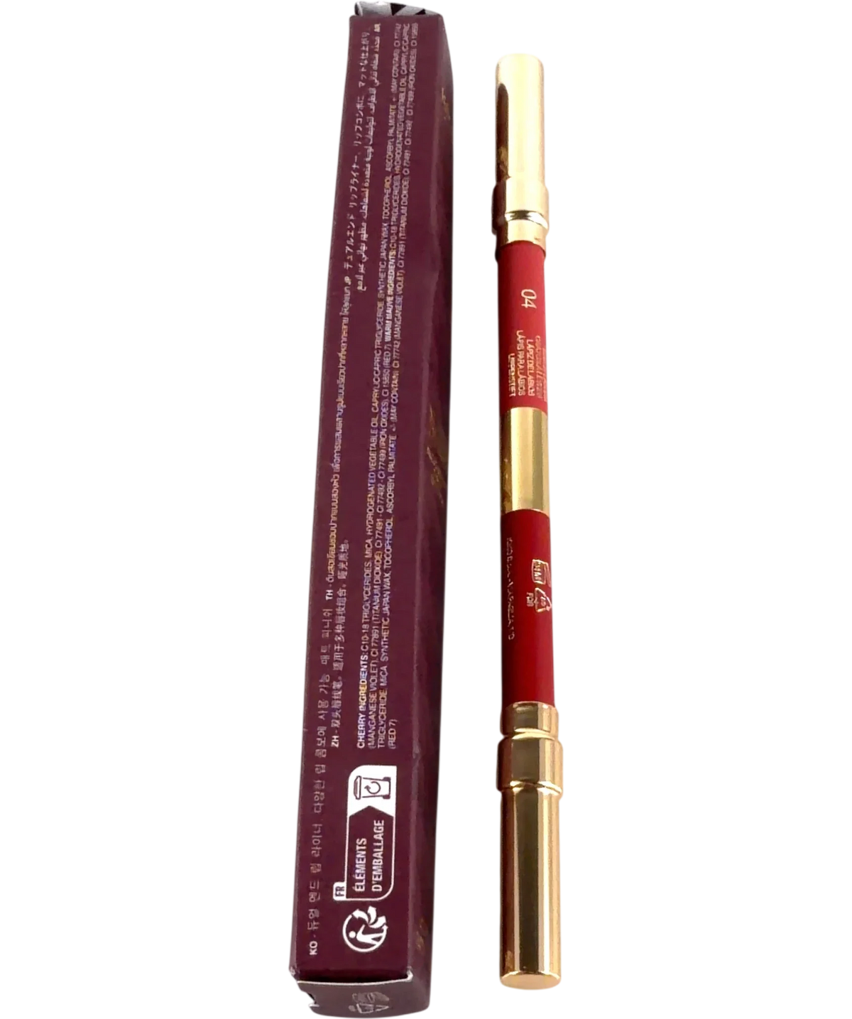 KIKO 04 Autumn Jam MATTE DIARIES SKETCH&DEFINE MATTE LIP PENCIL, size 0.78g — back