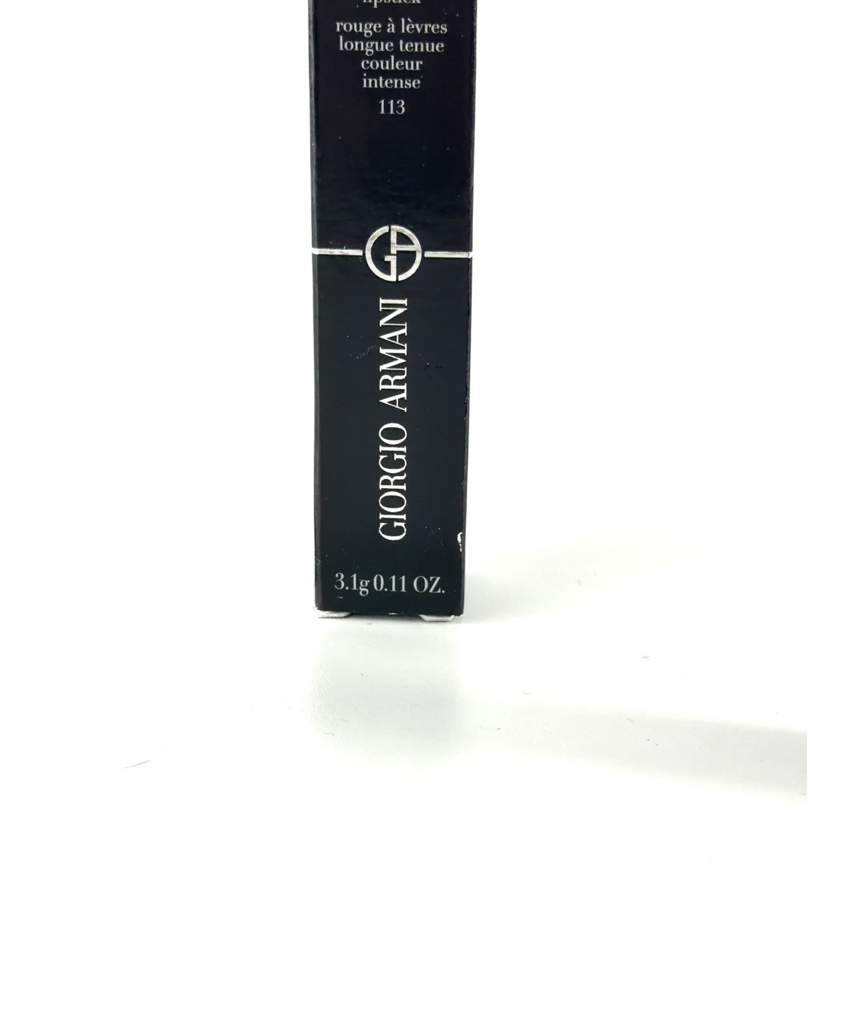 Giorgio Armani 113 Lip Power, size 3.1g — label