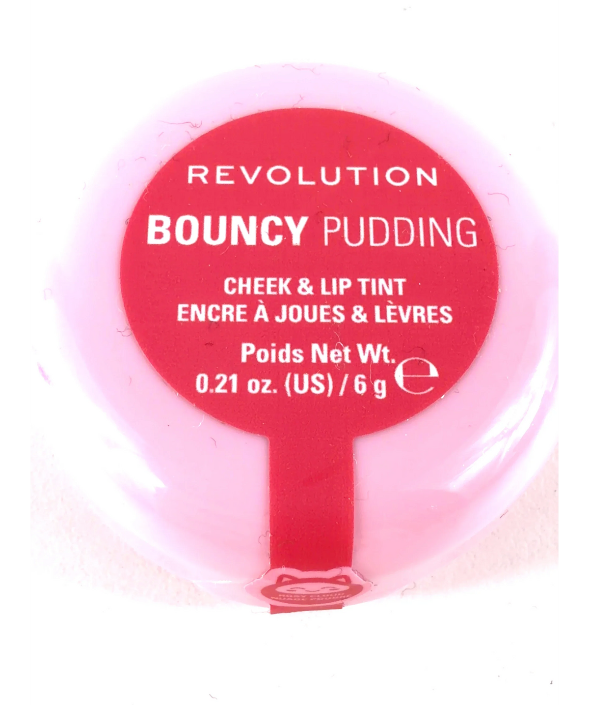 Revolution Rosy Cloud BOUNCY PUDDING, size 6g — care label