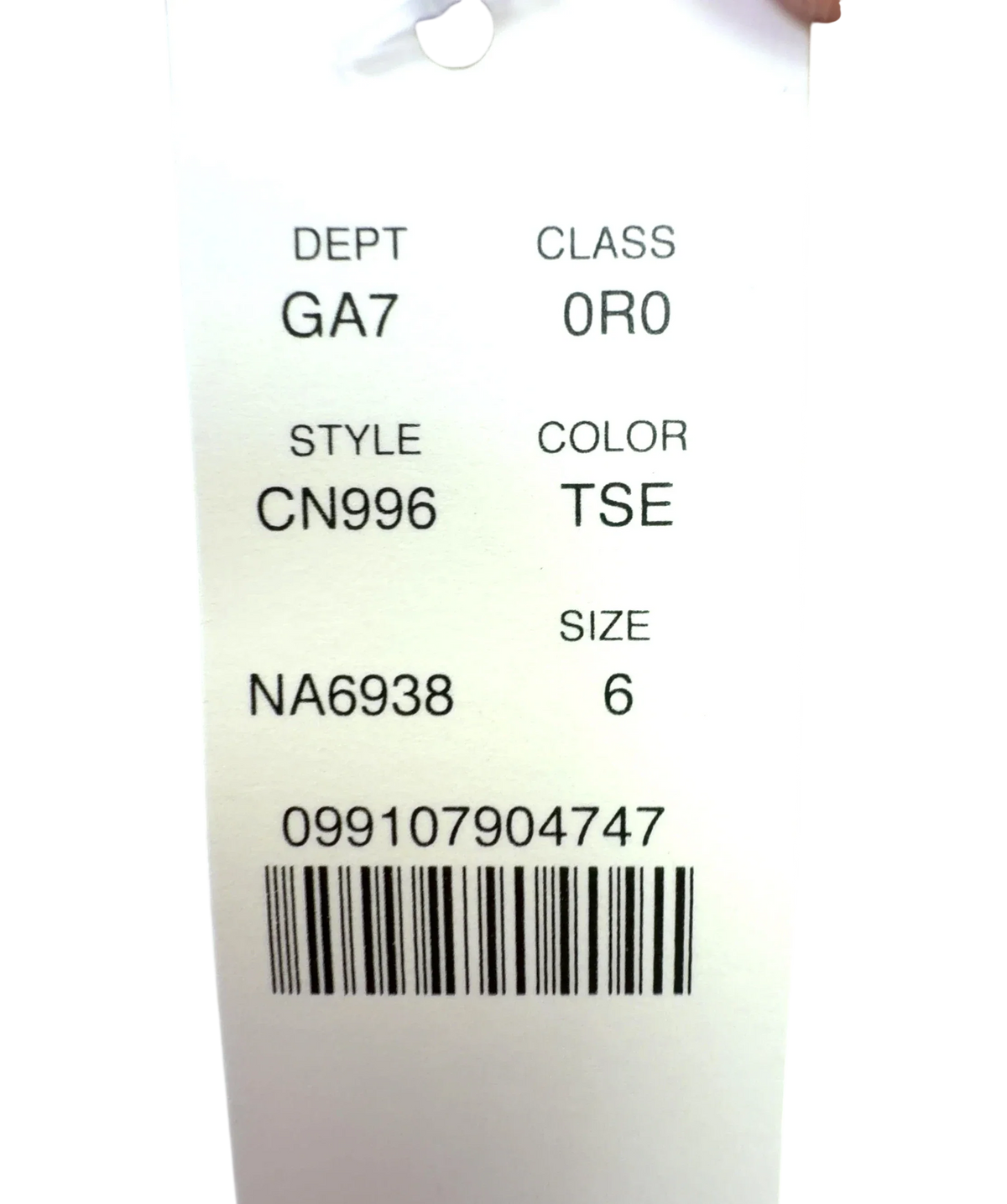 Alex Eagle J.Crew Beige Stretch Chino Trousers, size UK 6 — fabric detail