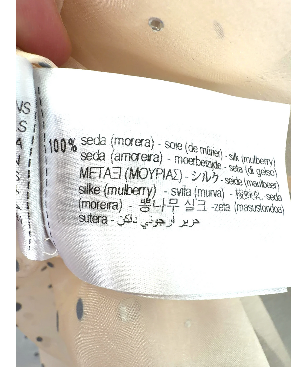 ZARA Cream Colour, size UK M — label