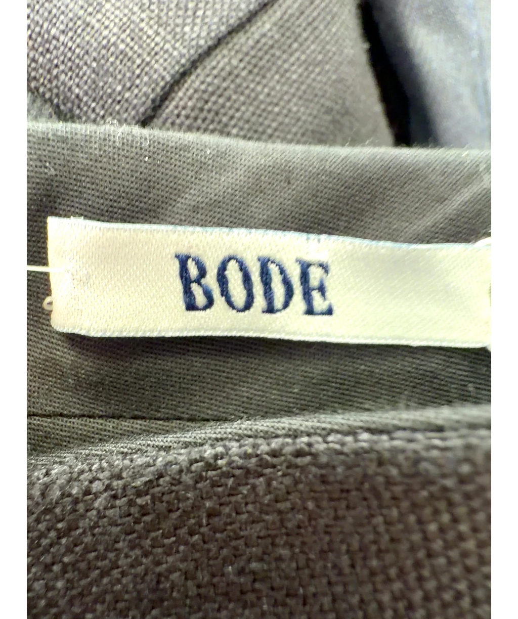 Bode Black Crystal-Embellished / Suiting Trousers, size W28 — detail