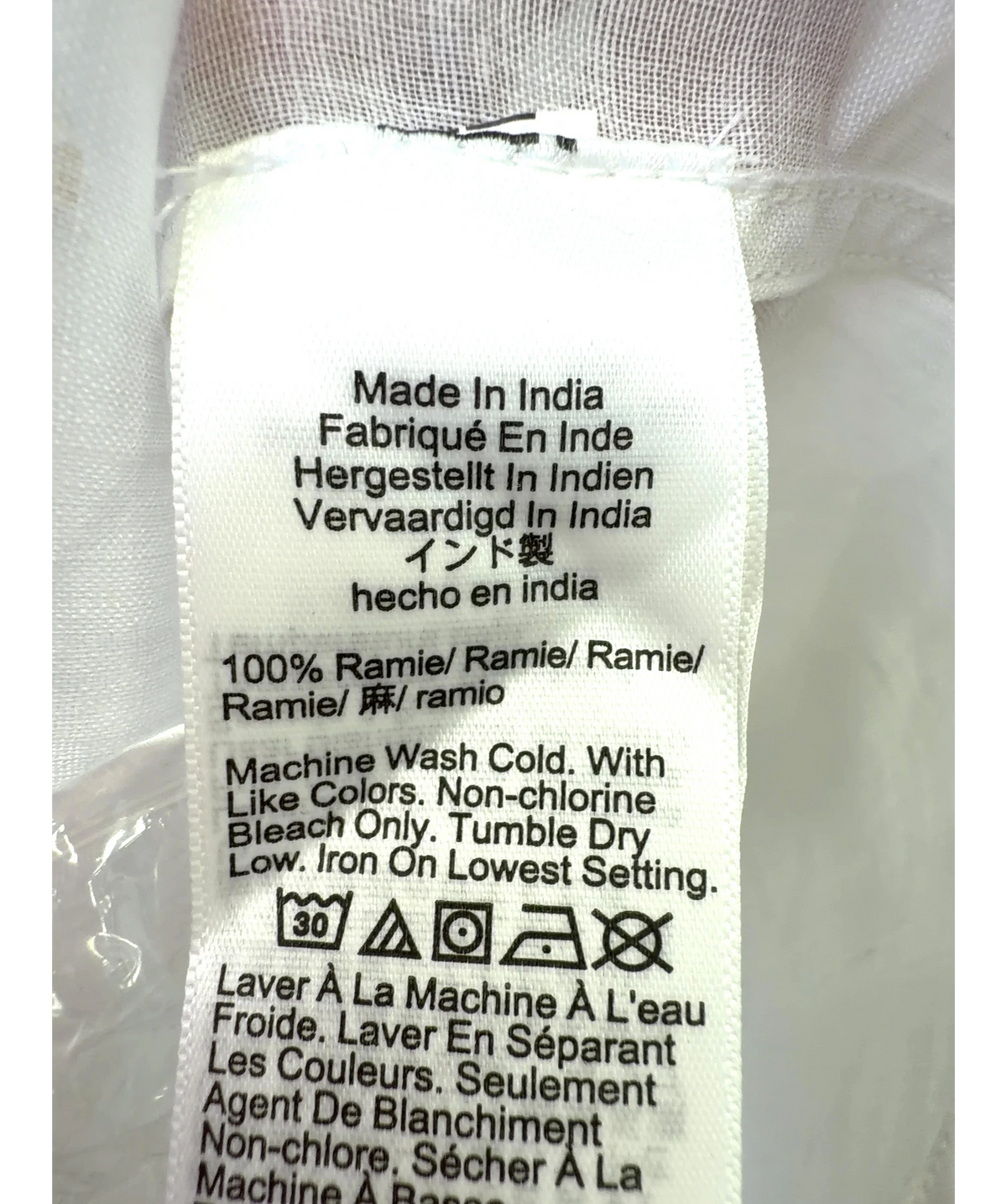 J Crew White Colour, size UK S — label
