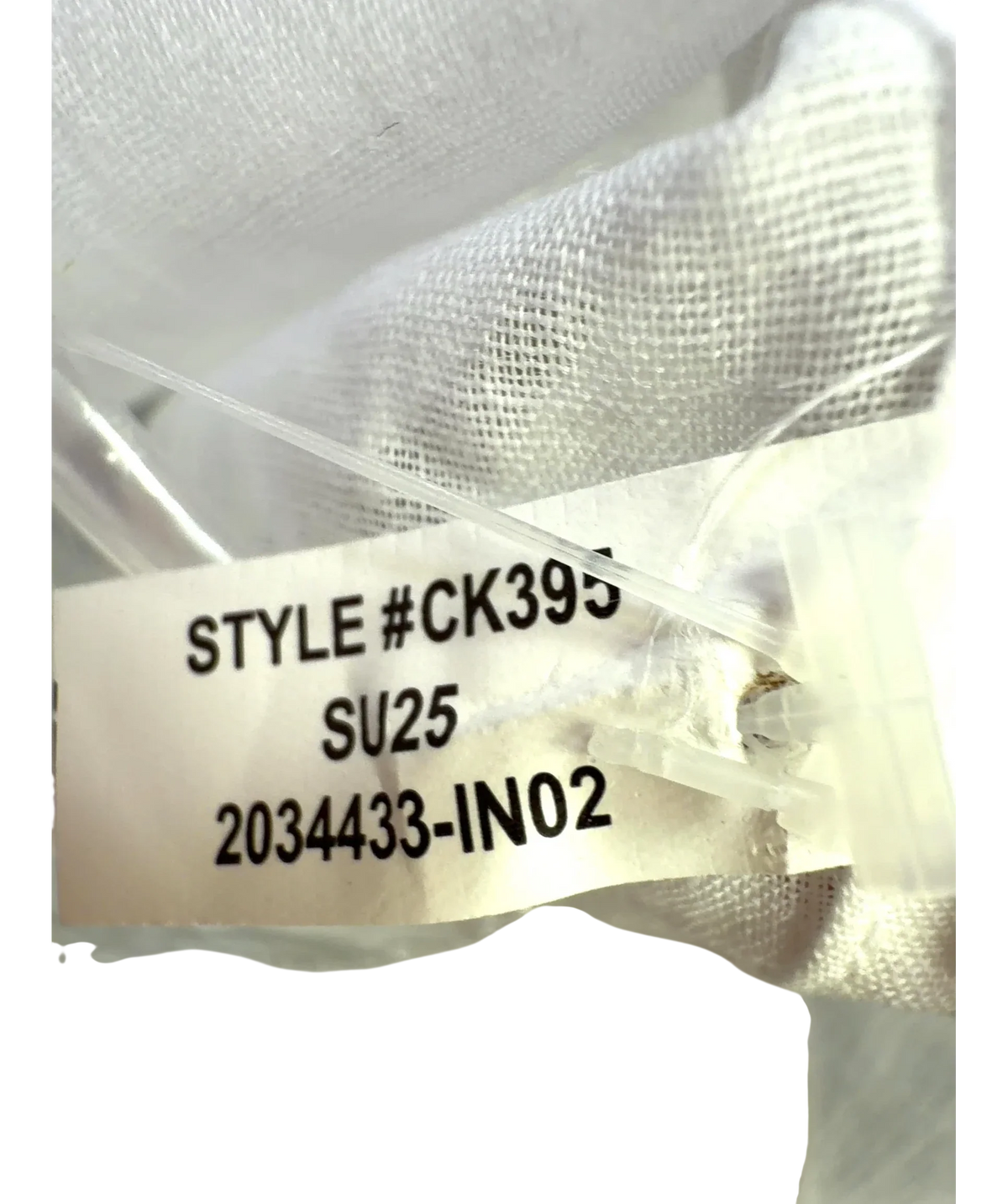 J Crew White Colour, size UK S — fabric detail