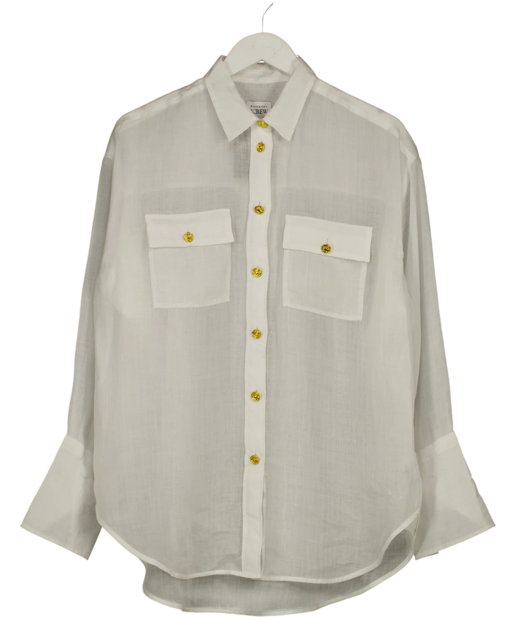 J Crew White Colour, size UK S — front