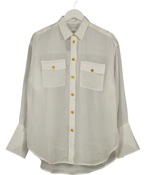 Alighieri X J.Crew Étienne Oversized Shirt in Ramie White UK S