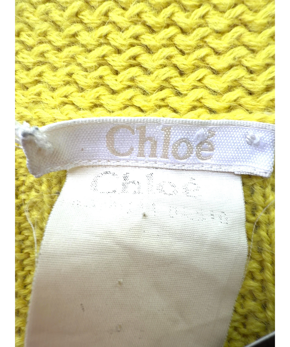 Chloé Yellow Colour, size UK XS — detail