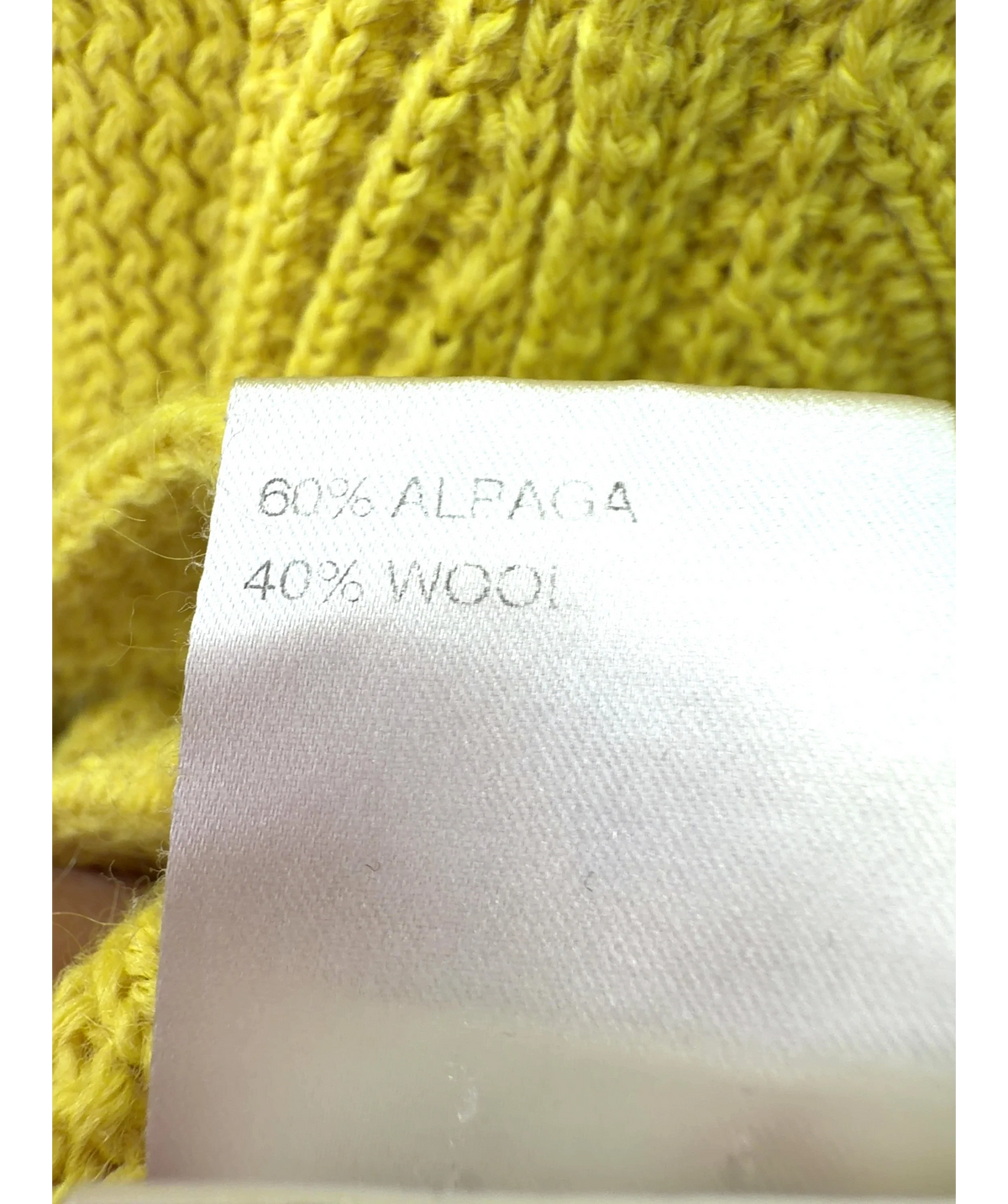 Chloé Yellow Colour, size UK XS — label