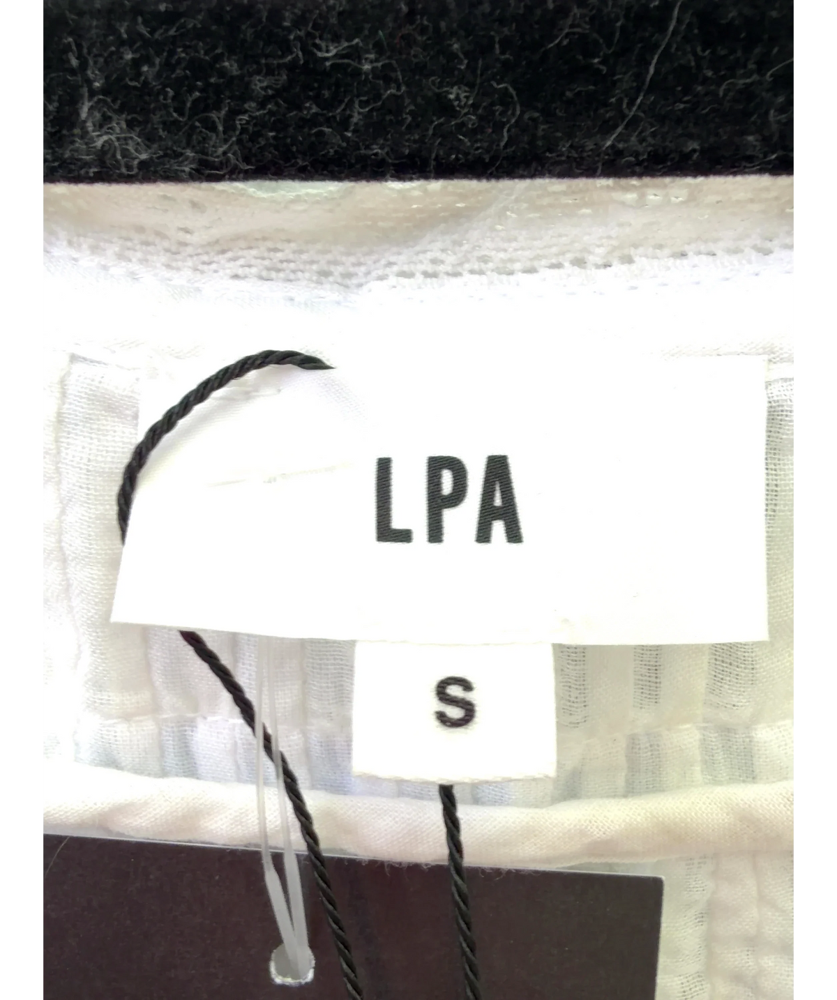LPA White Colour, size UK S — detail