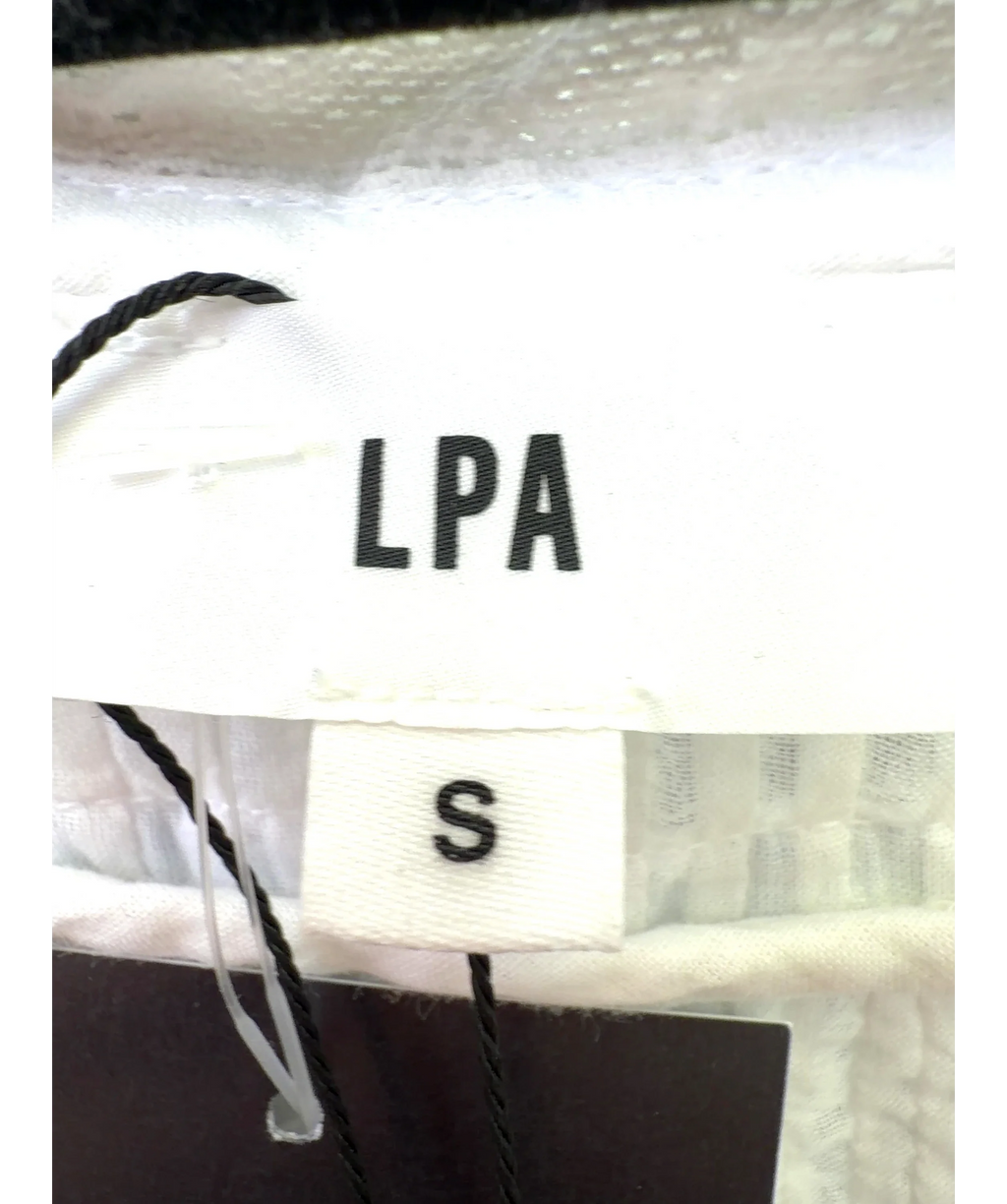 LPA White Colour, size UK S — care label