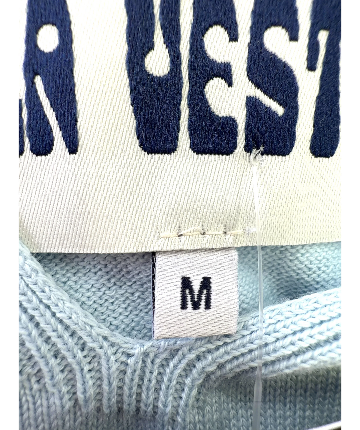 La Veste light blue La Isla Knit Bodysuit, size UK M — care label