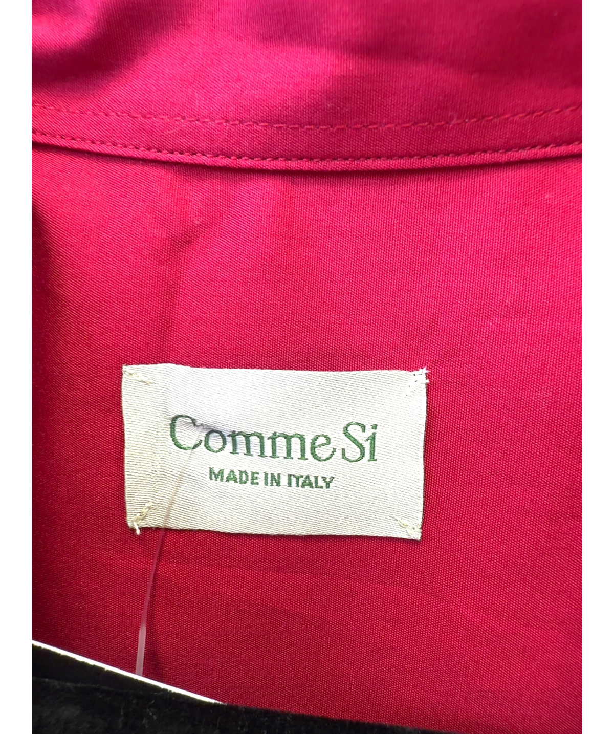 Comme Si Red Colour, size UK M — detail