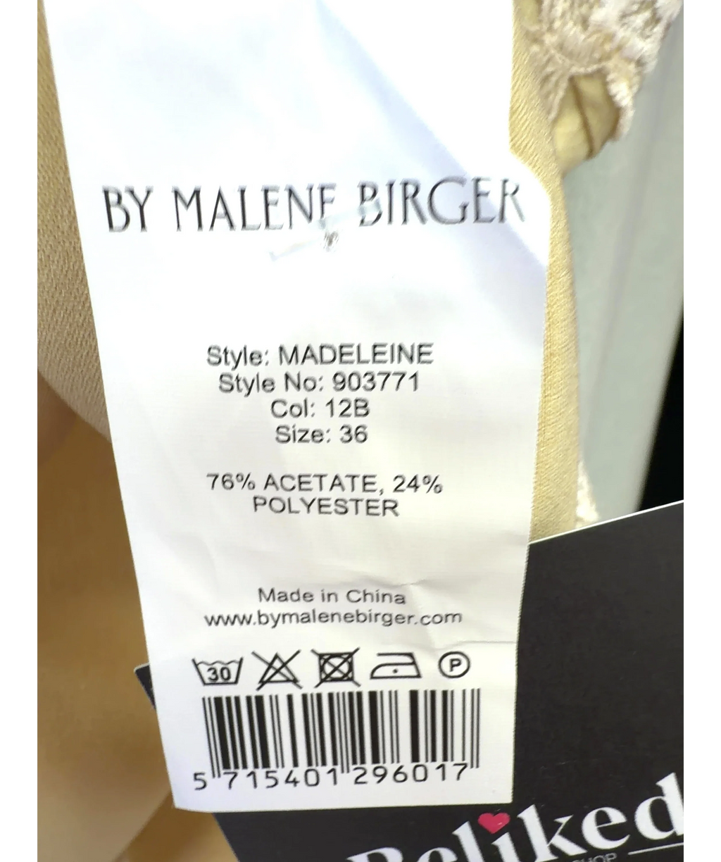 BY MALENE BIRGER Yellow Madeline Camisole, size UK 8 — label
