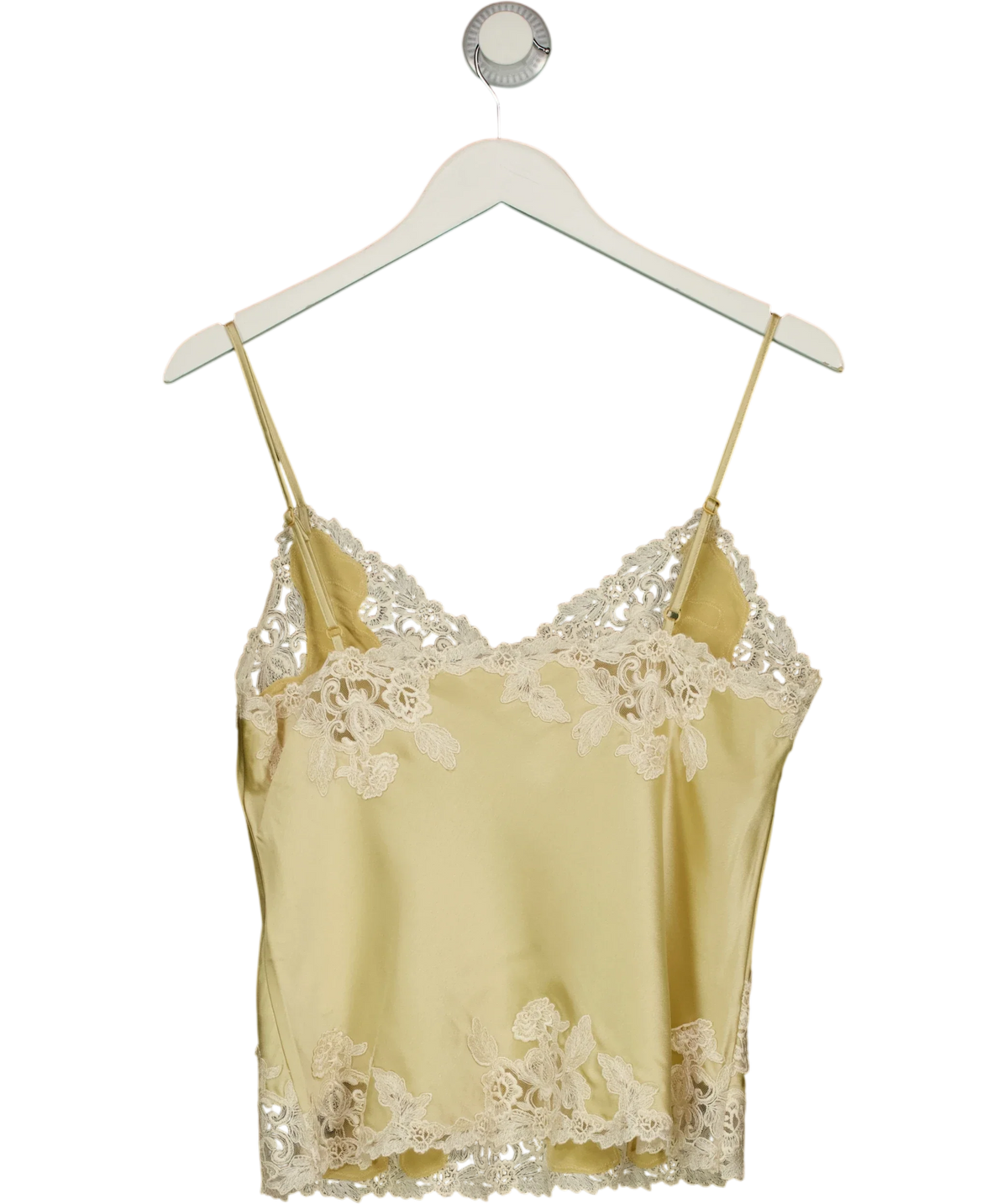 BY MALENE BIRGER Yellow Madeline Camisole, size UK 8 — back