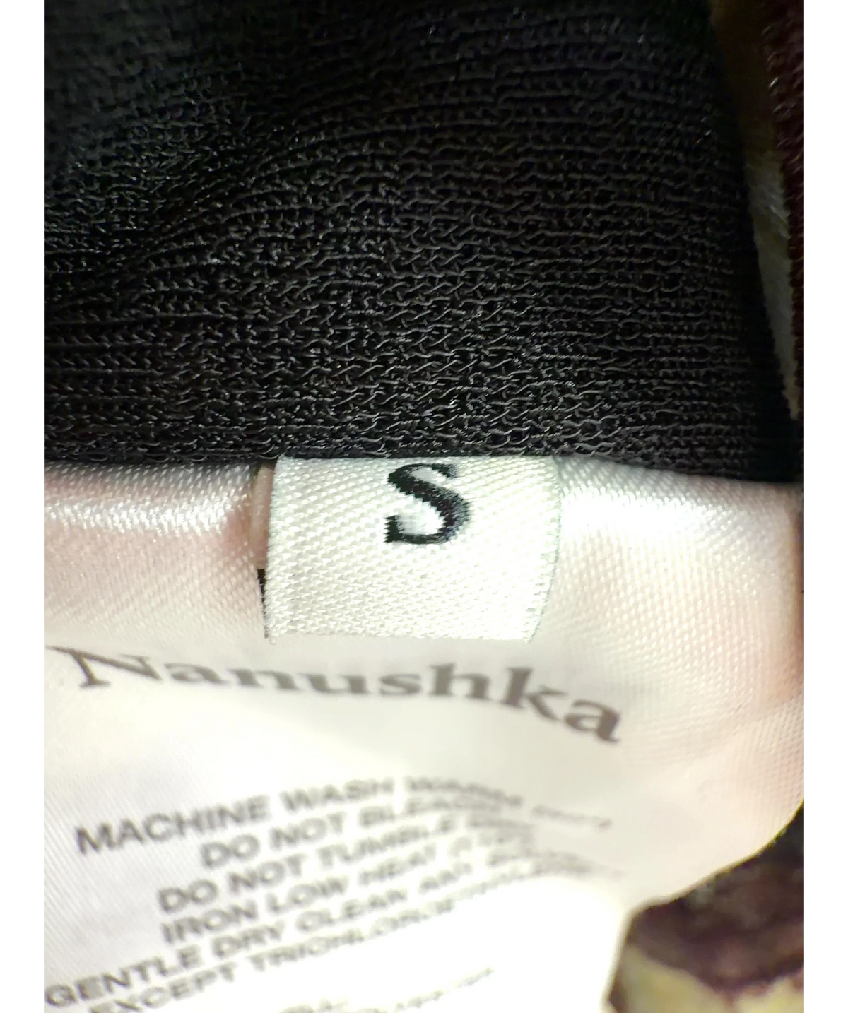 Nanushka Brown Colour, size UK S — care label
