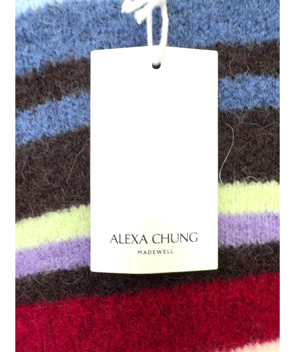 Alexa Chung Multicoloured Millie Striped Sweater in CloudSoft, size UK S — detail